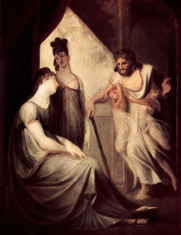 Thetis asks Hephaestus to Forge an Armor for her Son Achilles